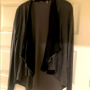 Elie Tahari Gray Open Light Weight Jacket- Size S